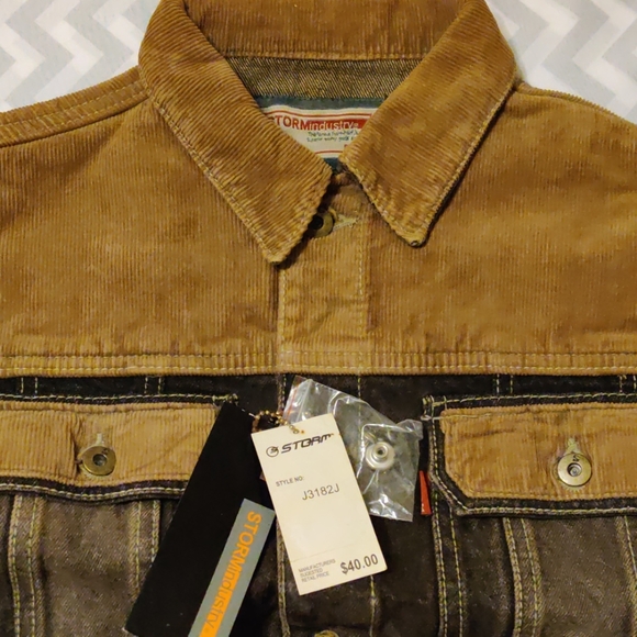 Kids Denim/Corduroy Jacket - Picture 3 of 3